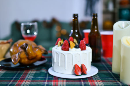 People having fun at Halloween partyの写真素材