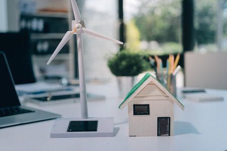 Group of businesspeople in team brainstorm meeting discussion on organization planning. Sustainable business, coworker people teamwork. Close upの写真素材