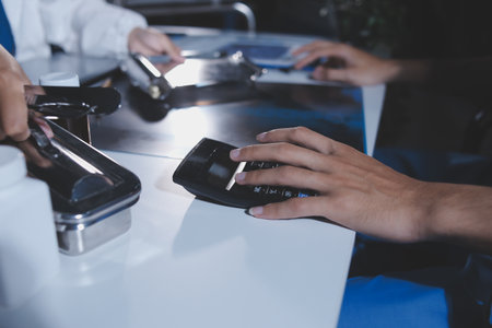 Doctors are meeting at the hospital to discuss treatment options and share experiences with colleagues.の写真素材