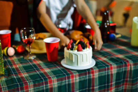 People having fun at partyの写真素材