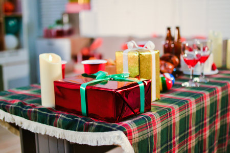 People having fun at Halloween partyの写真素材