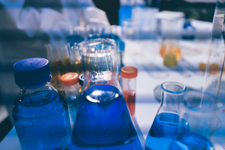 Researchers working in the clinical laboratory