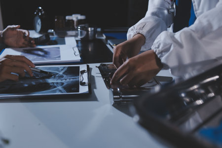 Doctors are meeting at the hospital to discuss treatment options and share experiences with...