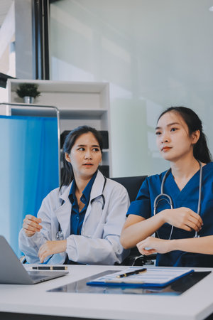 Portrait of two dedicated doctors