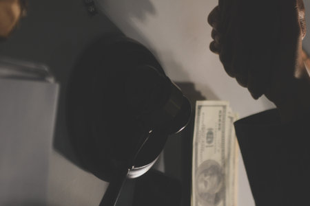 Businesswoman and Male lawyer or judge consult and conference having team meeting with client at law firm in office, Law and Legal services conceptの写真素材