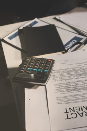 Businesswoman and Male lawyer or judge consult and conference having team meeting with client at law firm in office, Law and Legal services conceptの写真素材