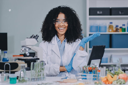Chemical Laboratory of the Food supply . Food in laboratory .