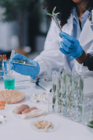 Chemical Laboratory of the Food supply . Food in laboratory