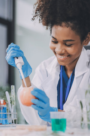 Chemical Laboratory of the Food supply . Food in laboratory .