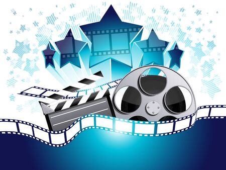 Movie Backgroundのイラスト素材
