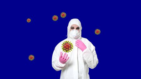 3D illustration of an epidemicの写真素材