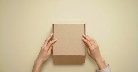 Vertical photo of hands which are writing on a typewriterの写真素材
