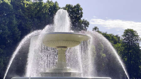 A photo of a traditional fountain