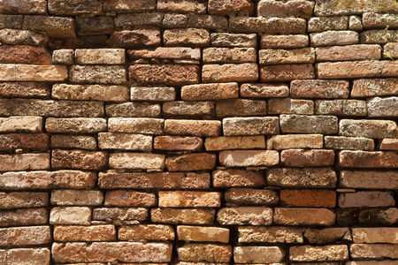 Background of brick wall textureの写真素材