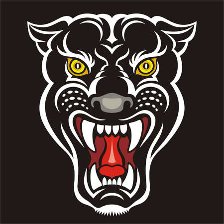 Panther - print vectorのイラスト素材