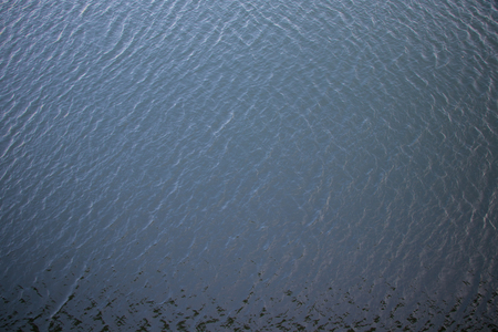 Water surface in Khun dan prakan chon dam at evening Nakhon Nayok, Thailandの写真素材