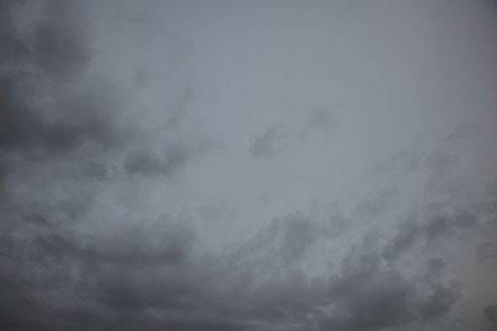 Dark cloudy sky in eveningの写真素材