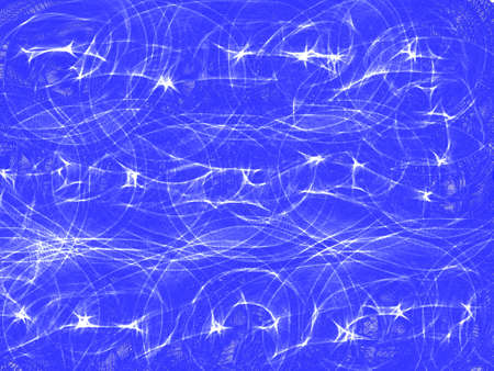abstract blue drawing texture background. Digital art painting image.の写真素材