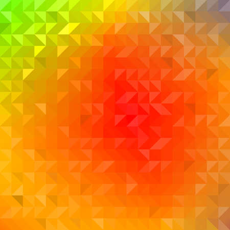 Colorful rainbow color gradient abstract geometric shape seamless pattern background.のイラスト素材