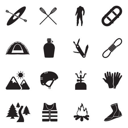 Rafting Icon Vector Illustration.のイラスト素材