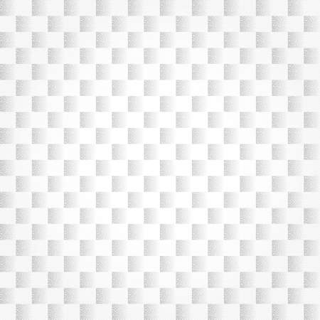 White texture squares pattern with grain. White vector illustration background.のイラスト素材