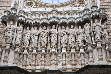 Christian monument of the monastery of montserrat