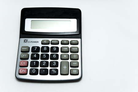 calculator converting euros to ESPのeditorial素材