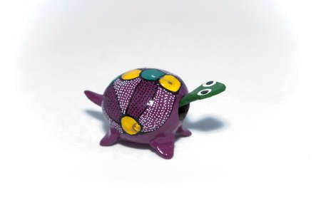 turtle toy on a white background