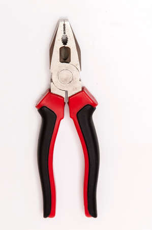 pliers red and black color to work