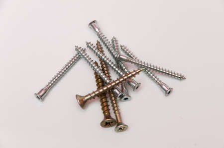 long screws to screw strong colorsの写真素材