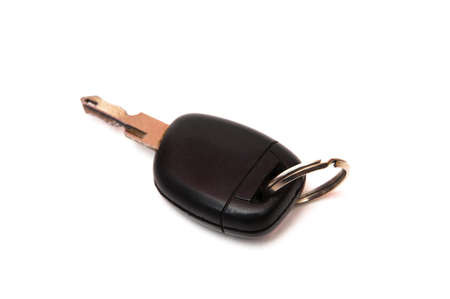 car keys on a white background