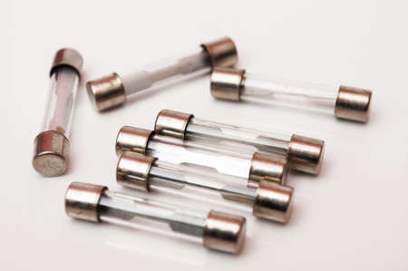 fuses on a white backgroundの写真素材