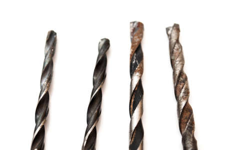 bits of iron on a white background