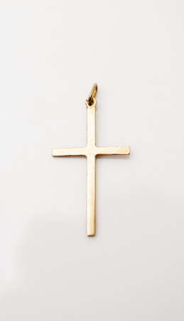 god crucifix on a white backgroundの写真素材