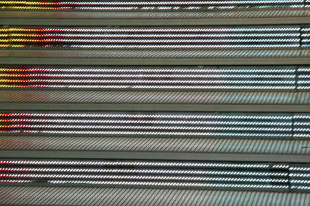 ladder to climb with colored lights