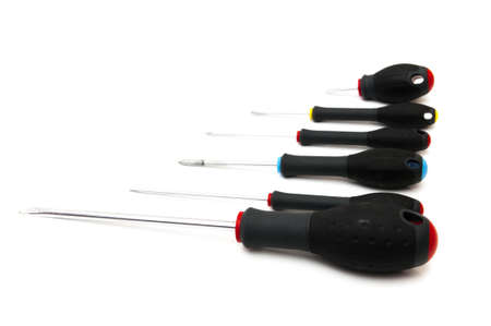 toolkit on a white backgroundの写真素材