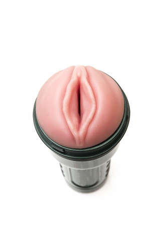 erotic toy on a white backgroundの写真素材