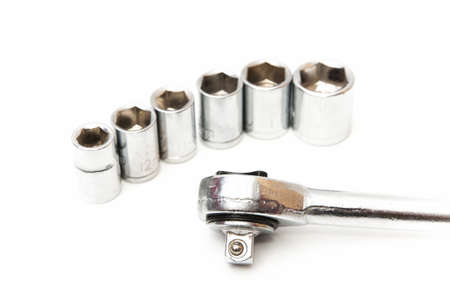 industrial tools on a white background