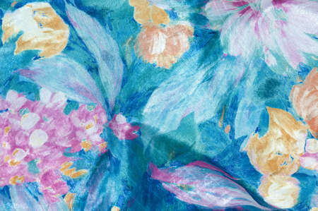 colored silk background with wrinkles