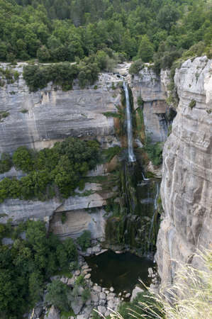 waterfall on the mountain Sallent Rupitの写真素材