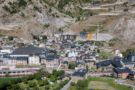 People in Andorra La Vella Canillo where there are buildings