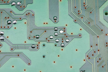 microcontroller board where components are soldered