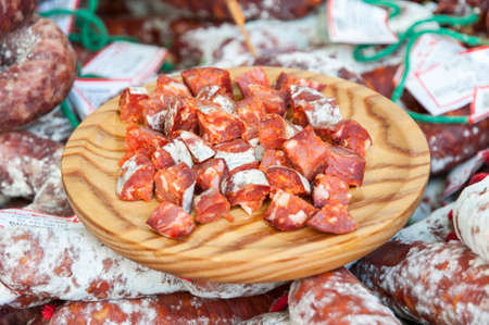 chorizo ââdish for people's tasteの写真素材