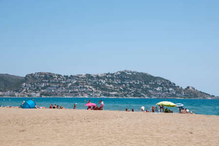 Beach Roses on the Costa Brava in Cataloniaのeditorial素材