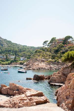 Beach Begur on the Costa Brava, Cataloniaの写真素材