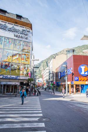 town of Andorra La Vella day 11/15/2014のeditorial素材