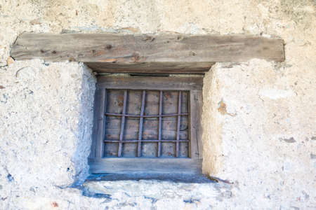 Very old wooden window of a houseの写真素材