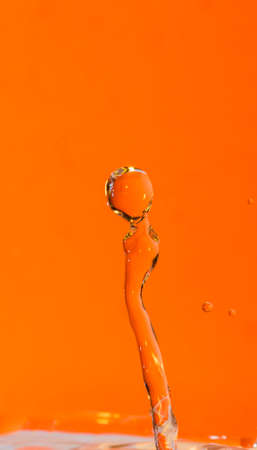 drop of water on a backgroundの写真素材