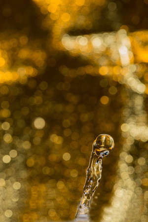 drop of water on a backgroundの写真素材