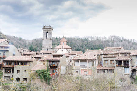 architecture stone houses in rupitの写真素材